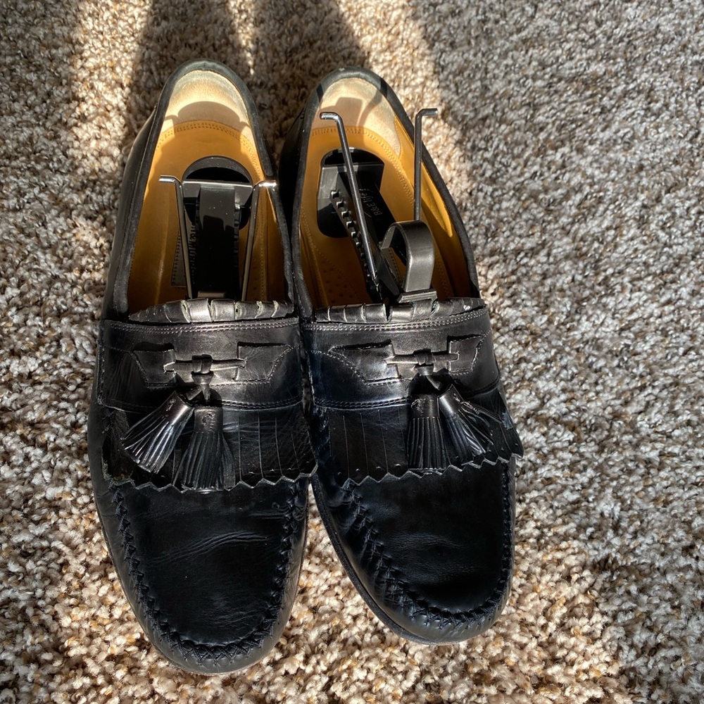 Black Men’s slip On Dress Shoes